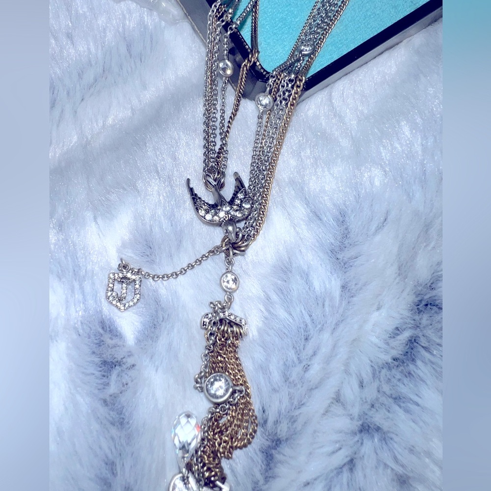 RARE HTF Vintage multi chain sparrow Juicy Couture necklace. - Picture 7 of 8